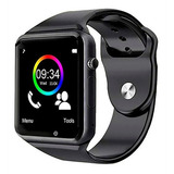 Relógio Smartwatch Com Chip De Engrenagem Bluetooth A1 Touch