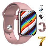 Relógio Smartwatch Feminino Masculino S8pro Série7 Lançament Cor Da Caixa Prateado