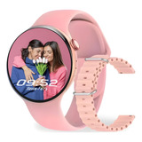 Relógio Smartwatch Feminino W28 Pro Redondo Original Nfc Gps
