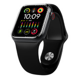 Relogio Smartwatch Gs9 Pro 45mm Com Multi Funções Esportes Caixa Preto Pulseira Preto Bisel Preto Desenho Da Pulseira Silicone