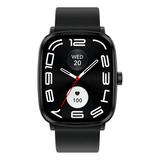 Relógio Smartwatch Haylou Rs5 Com Monitor Cardíaco E Spo2 Caixa Preto Pulseira Preto Bisel Preto Desenho Da Pulseira Silicone