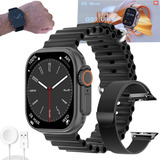 Relógio Smartwatch Masculino Completo Pulseira Metal Luxo