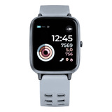 Relógio Smartwatch Molifeal 8c Mormaii Life Caixa Cinza Pulseira Cinza Bisel Cinza