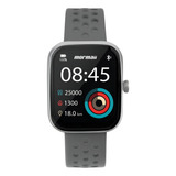 Relógio Smartwatch Mormaii Life Ultra Cinza Molifeuak 8c Caixa Cinza escuro Pulseira Cinza escuro Bisel Cinza escuro Desenho Da Pulseira Mesh