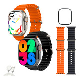 Relógio Smartwatch S9 Ultra Série 10 Nfc Gps 49mm 2 Brindes