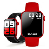 Relógio Smartwatch Seculus- Vermelho 17001mpsvnk5 Tela Hd 