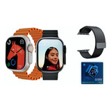 Relógio Smartwatch Ultra Watch W68 Android Ios C Acessórios