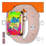 Relogio Smartwatch W59 Mini Original 41mm Gps Nfc Brindes