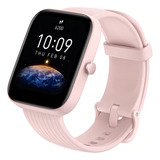 Relógio Smartwatch Xiaomi Amazfit Bip 3 A2172 5atm Bluetooth Caixa Rosa claro Pulseira Rosa claro Bisel Rosa claro Desenho Da Pulseira Linhas