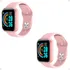 Relógio Smartwhatch D20 Masculino  Feminino Rosa Lindissímo!