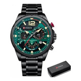Relógio Social Curren Luxo Esportivo 8395