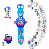 Relógio Sonic Infantil Projetor De Imagens