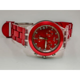 Relogio Swatch Diaphane Vermelho