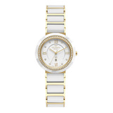 Relógio Technos Feminino Ceramic Saphire Branco E Dourado Cor Da Correia Branco Com Dourado Cor Do Bisel Branco Com Dourado