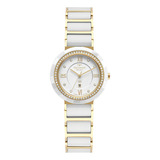 Relógio Technos Feminino Ceramic Saphire Branco E Dourado Cor Da Correia Branco Com Dourado Cor Do Bisel Branco Com Dourado