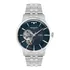 Relógio Technos Masculino Automatico Prata - G3265av/1a Bisel Azul
