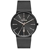 Relógio Technos Masculino Classic Slim GM12AG-1P Cor Da Correia-Preto