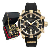 Relogio Technos Masculino Dourado