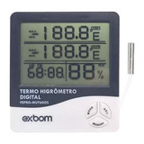 Relógio Temperatura Do Ar Umidade Termo higrômetro Digital