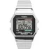 Relógio Timex Classic Digital Em Aço Inoxidável Prateado