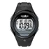 Relógio Timex Ironman Triathlon Unissex T5k608 Correia Preto Bisel Preto Fundo Prateado