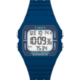 Relógio Timex Masculino Tw5m55700 Retangular Pedômetro Blue