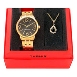 Relogio Tuguir Feminino Dourado