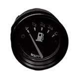 RELOGIO UNIVERSAL INDICADOR COMBUSTIVEL 12V V 70 C 7 52MM PRETO