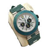 Relogio Verde Aluminium Bvgari