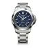 Relógio Victorinox Masculino Automático Swiss Army 241835 Cor Da Correia Prateado Cor Do Bisel Prateado Cor Do Fundo Azul