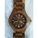 Relógio Wewood Em Madeira Quartzo 