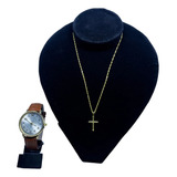 Relógio Wokai Men Watch Corrente Banhada Ouro 18 K