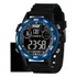Relógio X-watch Masculino Digital Esportivo Xmppd635 + Cor Da Correia Preto Cor Do Bisel Azul Cor Do Fundo Negativo