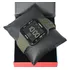Relógio X-watch Masculino Digital Quadrado Militar Xgppd196 Correia Verde-musgo Bisel Preto Fundo Preto