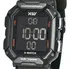 Relógio X-watch Masculino Digital Quadrado Xtyle Xgppd191 Correia Verde-escuro Bisel Preto Fundo Preto