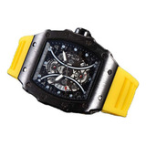 Relógios Masculinos Richard New Fashion Skeleton Business D