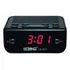 Reloj De Mesa Despertador Digital Lelong Le 671 127 220v   Preto