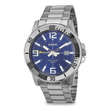 Reloj Pulsera Hombre Casio Dress Mtp vd01gl 1e Plateado