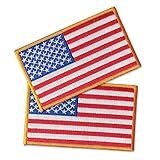 Remendos Bordados Com Bandeira Americana Excedente Militar De Questões Governamentais Colete Tático De Bandeira De Moral Militar Conjunto De Adesivos De Bandeira Dos EUA Com Gancho E Laço Para Bonés Bolsas Mochilas Colete Tático 2 Pacotes