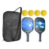 Remo Portátil De Pickleball Esportivo De Fibra De Carbono 2