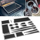 REMOCH Para Toyota Camry Acessórios 2018 2019 2020 2021 2022 2023 2024 Inserção De Suporte De Copo Personalizado Tapetes De Bolso Para Porta Organizadora De Console Central Acabamento Branco