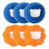 Removedor De Bolas De Roupa Lavando 6 Peças De Cabelo 3 Lar