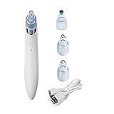 Removedor De Cravos Sugador Limpeza Poros Acne Sucção Recarregável AT 003 Branco Aiker