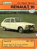 Renault R16 Series Workshop Manual