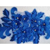 Renda Bordada Com Flores
