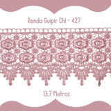 Renda Guipir Rose 