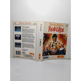 Renegade Master System Somente O Encarte Muito Bom Estado
