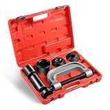 Reniteco Kit De Prensa De Junta Esférica Ferramenta De Remoção De Junta Esférica E Junta Em U Adequada Para Remoção De Juntas Esféricas Na Maioria Dos Carros Vans E Caminhões Leves 2WD E 4WD