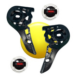 Reparo Kit Suporte Viseira Botao Capacete Ls2 Ff358 396 Fw3