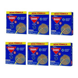 Repelente Baygon Espiral Kit 6 Caixinhas 10 Espirais 60 Un